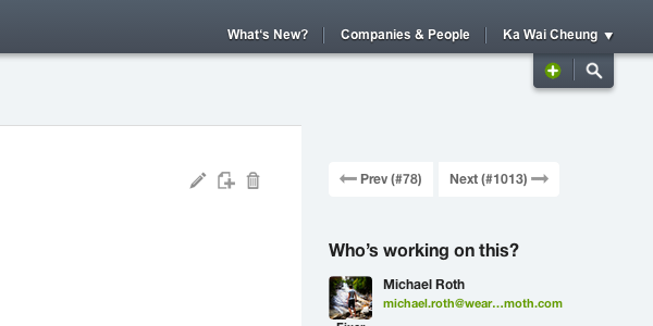 New previous and next issue buttons