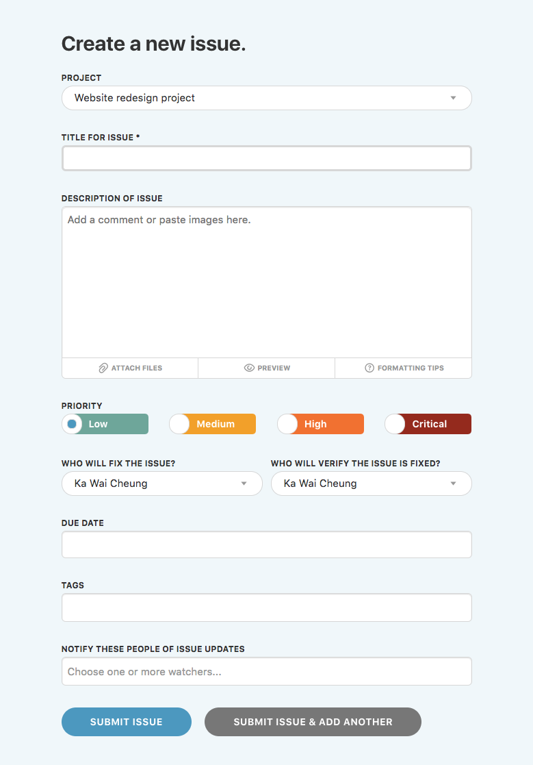problem tracking software